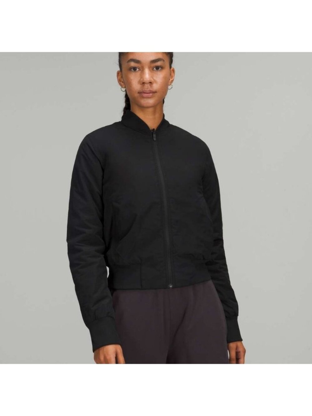 Lululemon Non-Stop Bomber Reversible Jacket Black